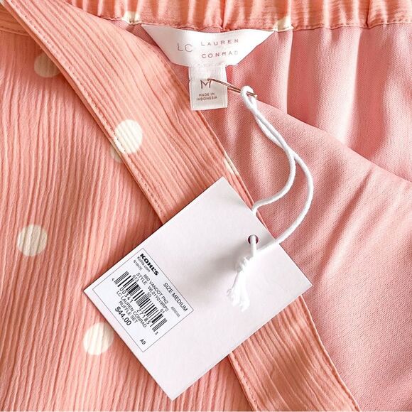 LC Lauren Conrad Pink A-Line Mini Skirt with Ruffled Tiers - Picture 6 of 8